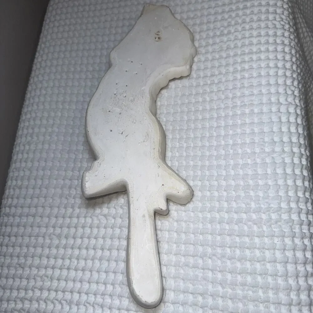 Vintage 1973 Miller Studio Cockatoo Wall Plaque 14” Chalkware Bird